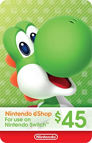 NINTENDO ESHOP $45 GIFT CARD DIGITAL CODE USA