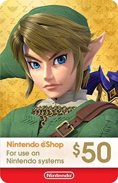 NINTENDO ESHOP $50 GIFT CARD DIGITAL CODE USA