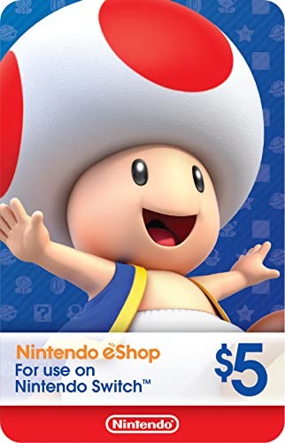 NINTENDO ESHOP $5 GIFT CARD DIGITAL CODE USA