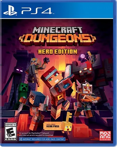 Minecraft Dungeons Hero Edition  PlayStation 4
