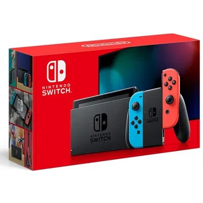 Nintendo Switch Generation 2 Neon Blue Neon Red