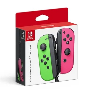 Nintendo Switch Joy-Con Controllers Neon Green & Pink