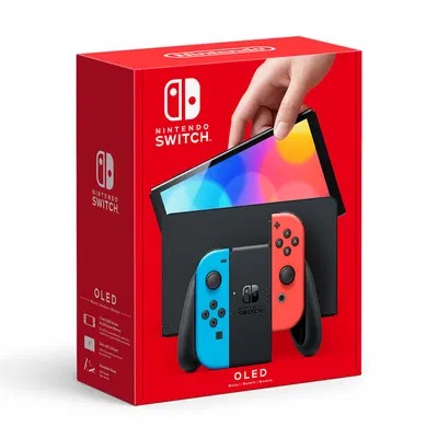 Nintendo Switch OLED Model Neon RedNeon Blue Set