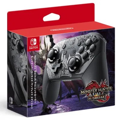 Nintendo Switch Pro Controller Monster Hunter Rise Sunbreak Edition
