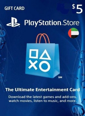 PLAYSTATION STORE PSN $5 GIFT CARD DIGITAL  UAE