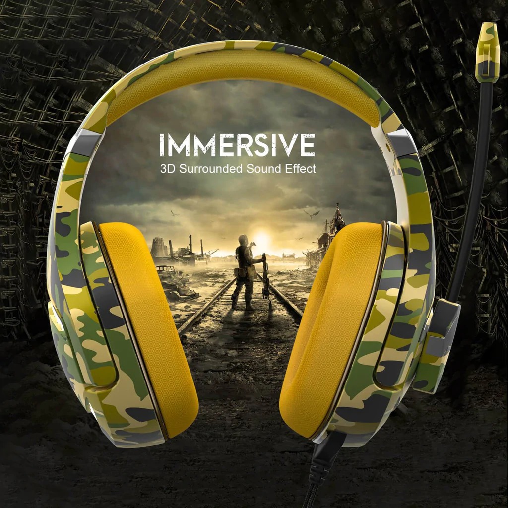 ONIKUMA K1-B Pro Camo Elite Stereo Gaming Headset