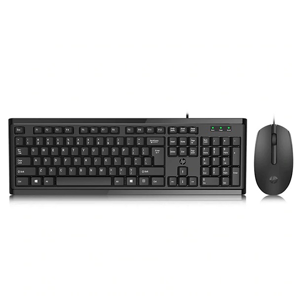 HP KM10 Wired USB Keyboard And Mouse-Universal Office Mice & Keyboard Combo