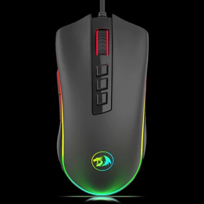 REDRAGON M711 COBRA GAMING MOUSE WITH 16.8 MILLION RGB, 10,000 DPI ADJUSTABLE, 7 PROGRAMMABLE BUTTONS