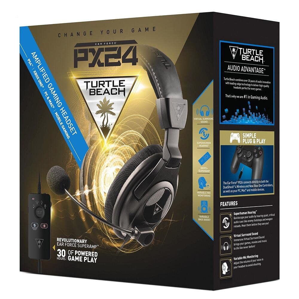 Turtle Beach - Ear Force PX24 Multi-platform Amplified Gaming Headset