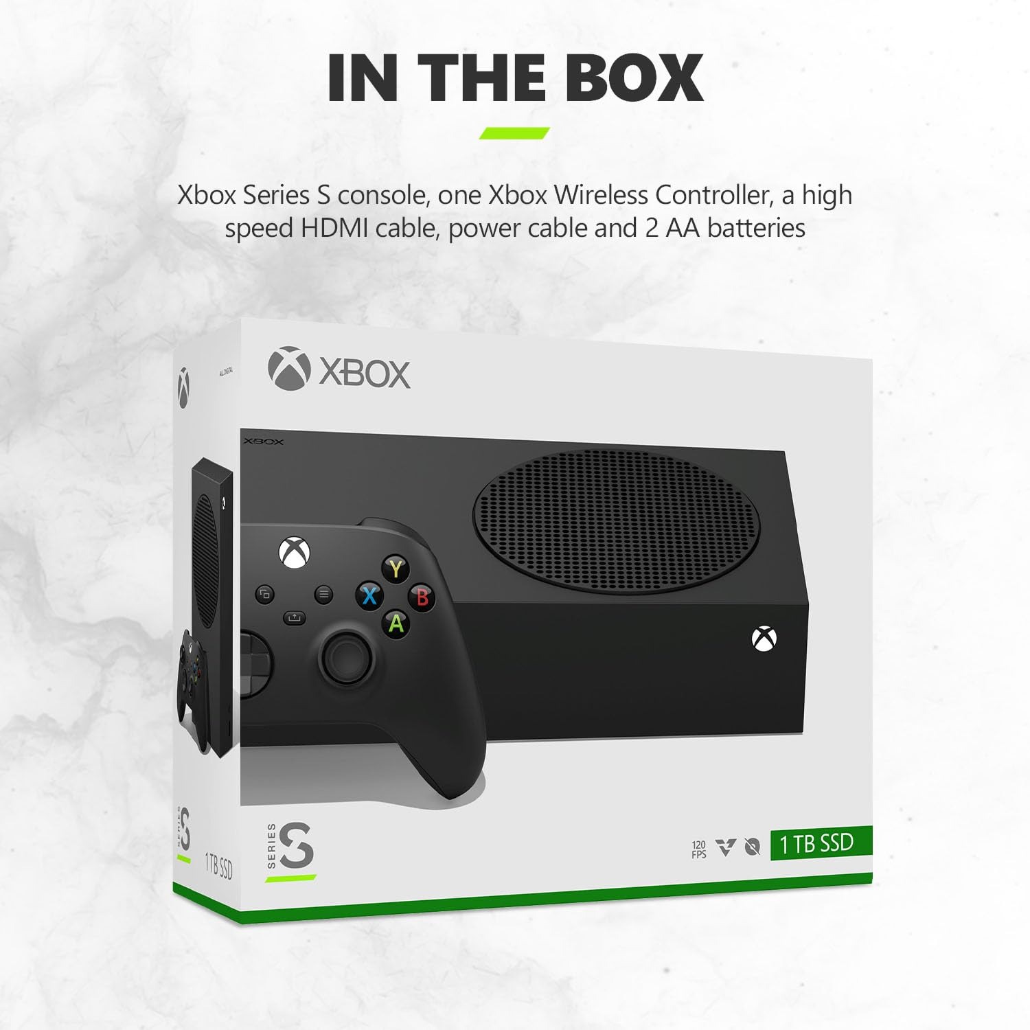 Xbox Series S 1TB SSD Console Carbon Black