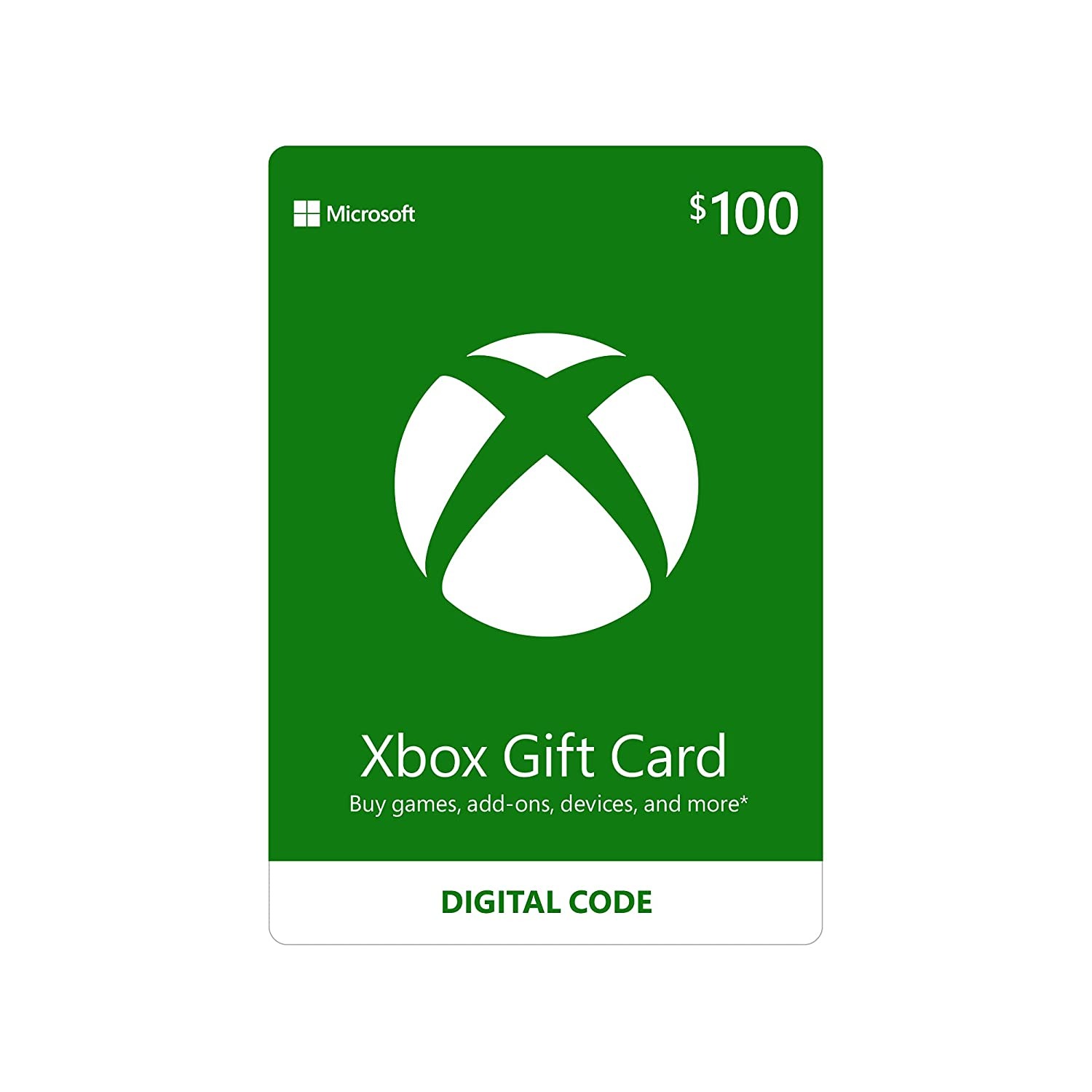 Xbox $100 Gift Card Digital Code USA